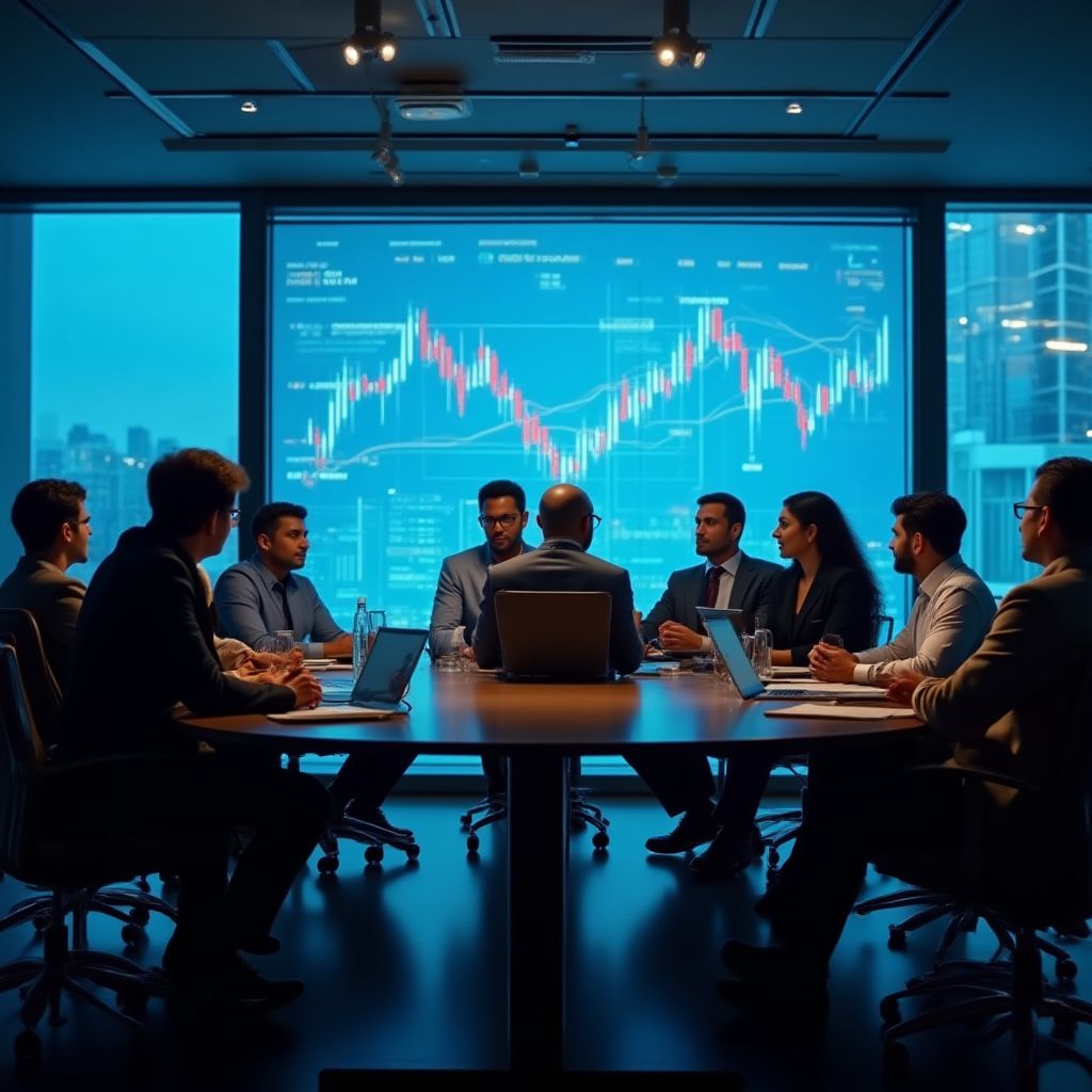 Equipo de FinanConsult en reunión estratégica